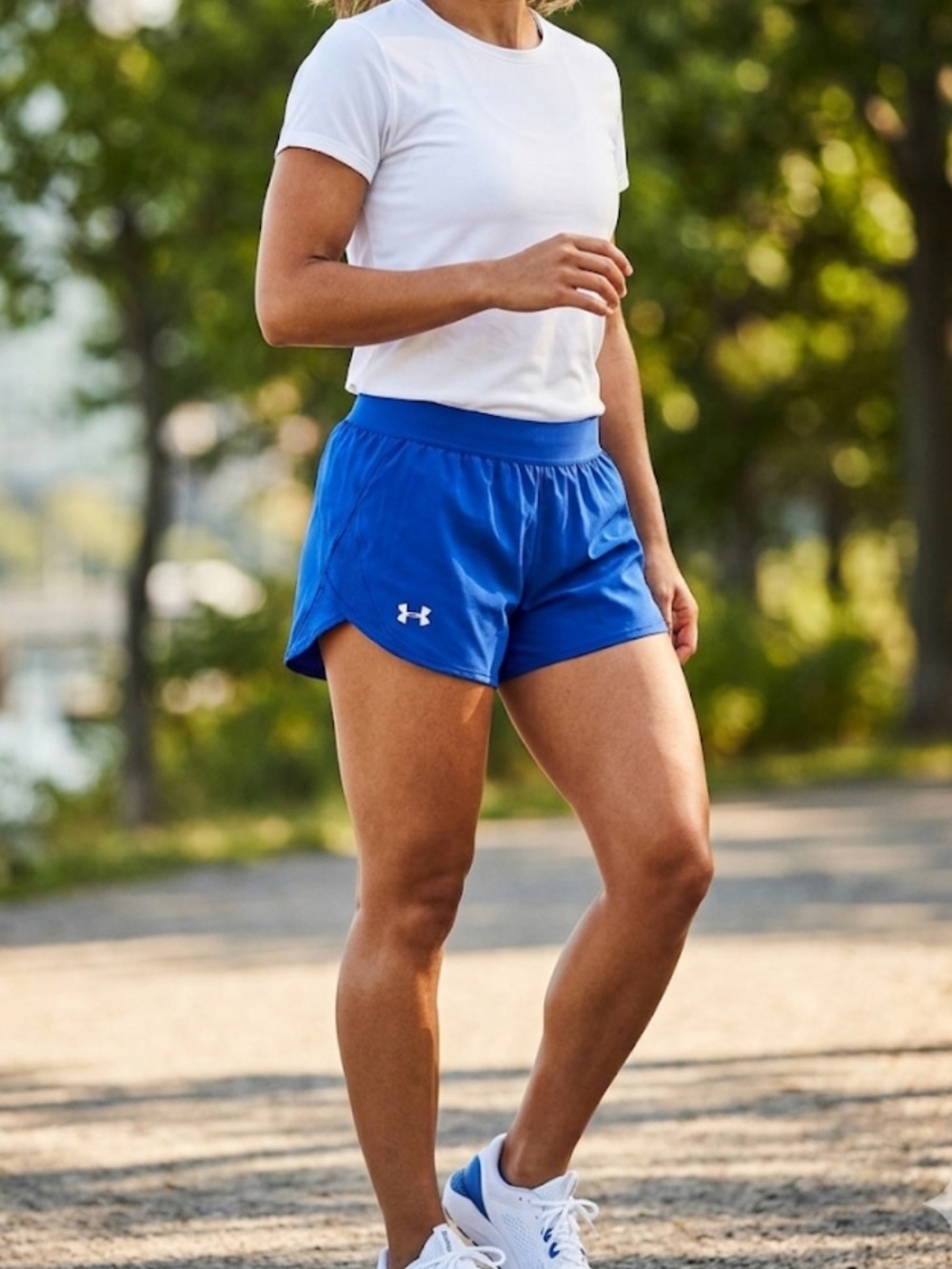 Under Armour Royal Blue Loose Fit Athletic Running Shorts